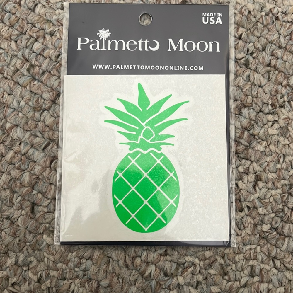Green pineapple sticker